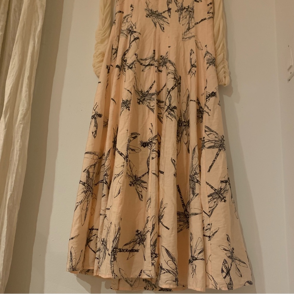 Anthropologie Dragonfly Maxi Dress size 6 - Picture 3 of 13